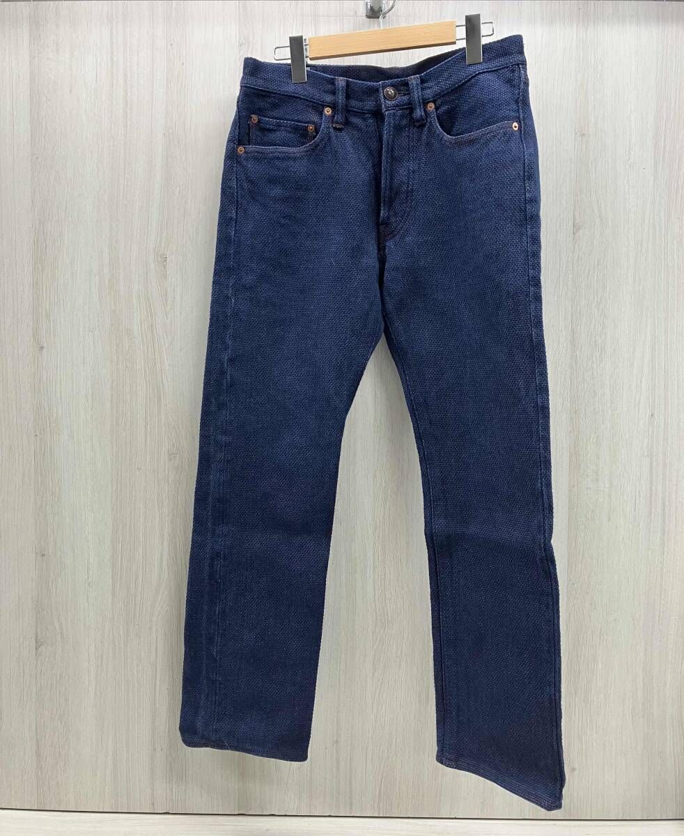 STUDIO D'ARTISAN ステュディオ・ダ・ルチザン パンツ 綿パンツ 1831 柿渋 表記サイズW31 ネイビー