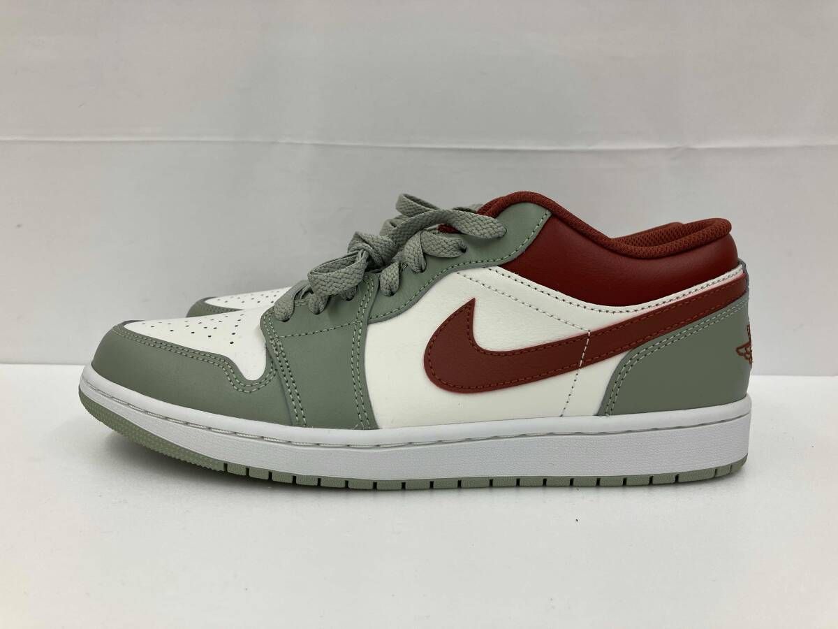 NIKE ナイキ AIR JORDAN 1 LOW エアジョーダン 1ロー 553558-133 スニーカー 28 セイル ライトグリーン レッド 通年 10,419円