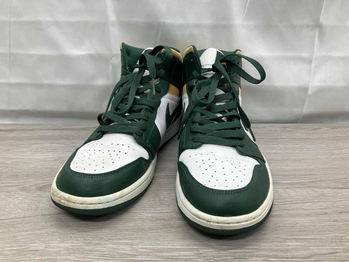 NIKE ナイキ スニーカー 554754-371 AIR JORDAN 1 MID 28.5cm グリーン 7,150円