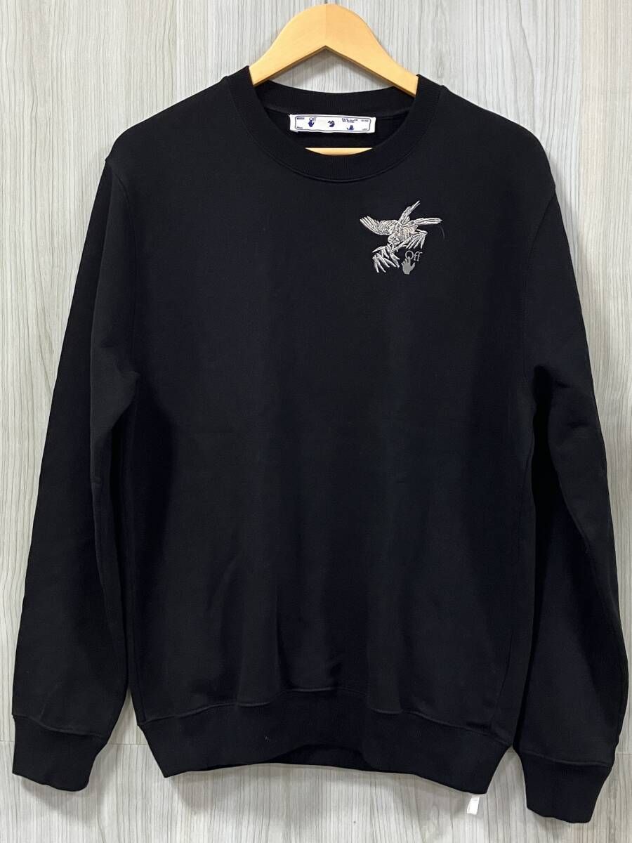 OFF-WHITE/オフホワイト/スウェット/Embroidered Birds Arrow Crewneck/ブラック/S/OWBA055F20JER006