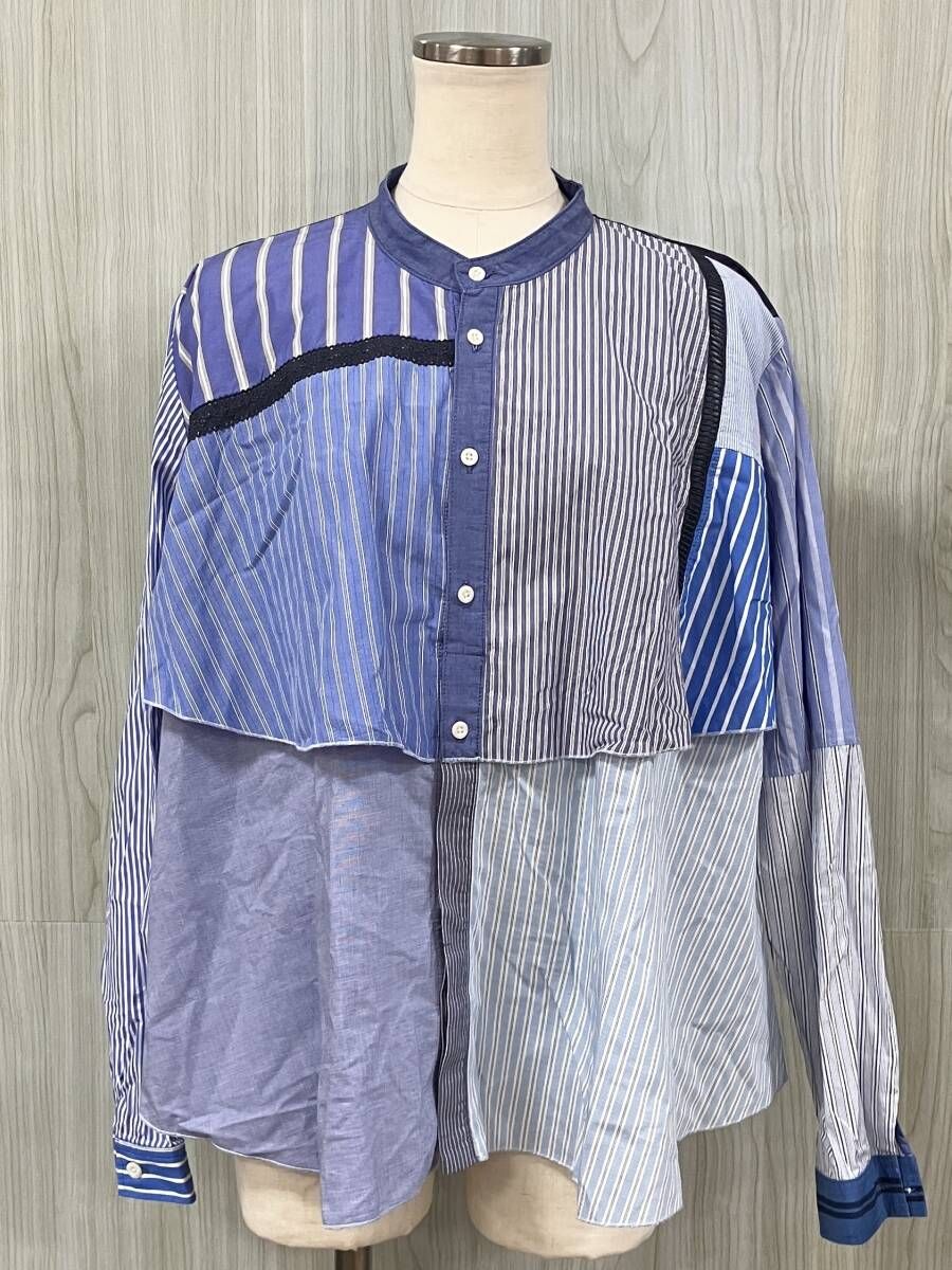 BEAMS BOY/ビームスボーイ/長袖シャツ/レイヤードシャツ/×TORI-TO./ネイビー/36(M)/13-11-0539-702