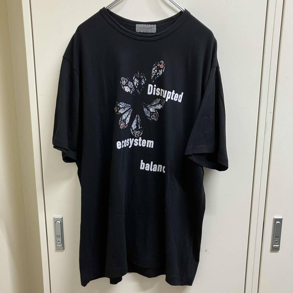 26SS YOHJI YAMAMOTO POUR HOMME COMBED PLAIN STITCH SHORT SLV T SIZE:3 HK-T76-985 ヨウジヤマモトプールオム