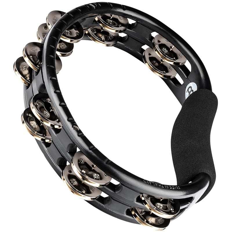 MEINL Percussion マイネル タンバリン Traditional ABS Tambourine Steel Jingles Black TMT1BK 【国内正規品】 8,750円
