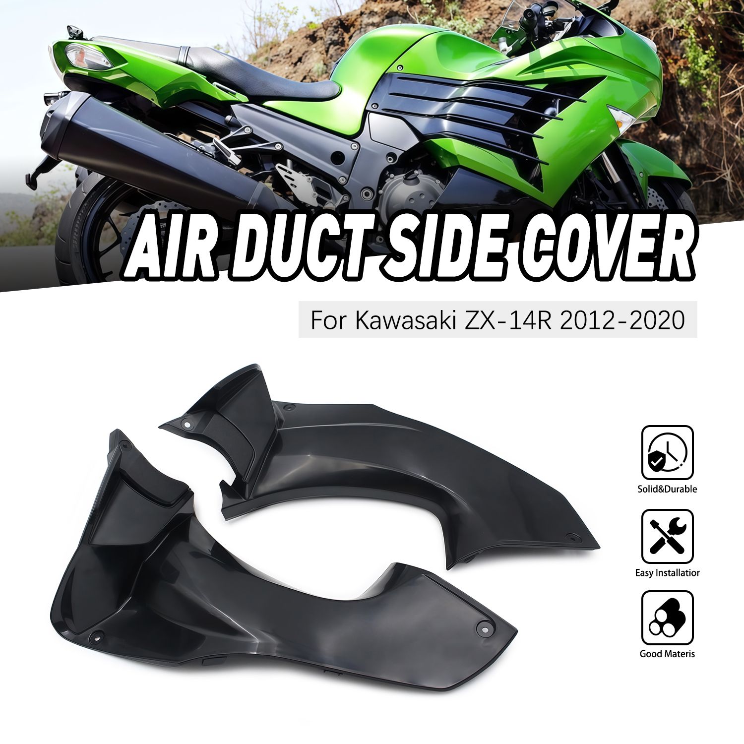 カワサキ ZX-14R 2012-2020 用 エアダクトカバーケース アッパーカウリング