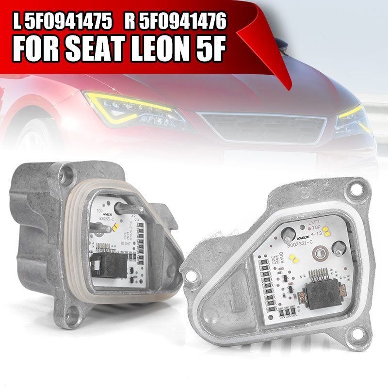 シートレオン MK3 2013-2016 用 ヘッドライト LED DRL デイライト エンジェルアイ 9,827円