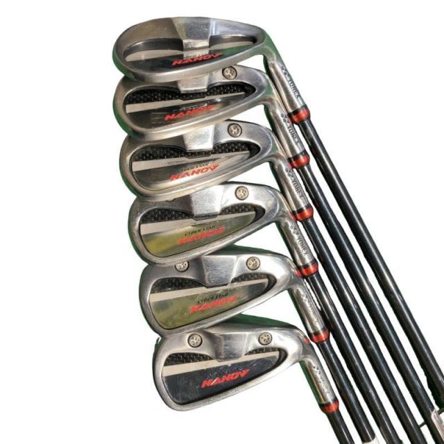 【中古】 ヨネックス CYBER STAR NANO V(2007) 6S アイアンセット IR NANO HI-SPEED SHAFT 050 (フレックスR) メンズ 男性用 右利き 右用 Cランク ゴルフクラブ