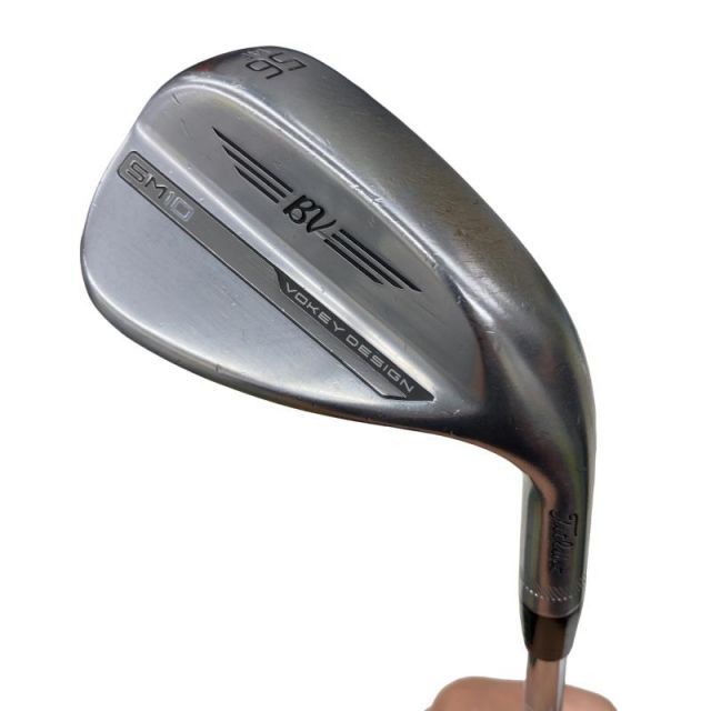 【中古】 タイトリスト VOKEY SPIN MILLED SM10 ツアークロム 56°/14°F ウェッジ WG Dynamic Gold (フレックスS) メンズ 男性用 右利き 右用 Dランク ゴルフクラブ