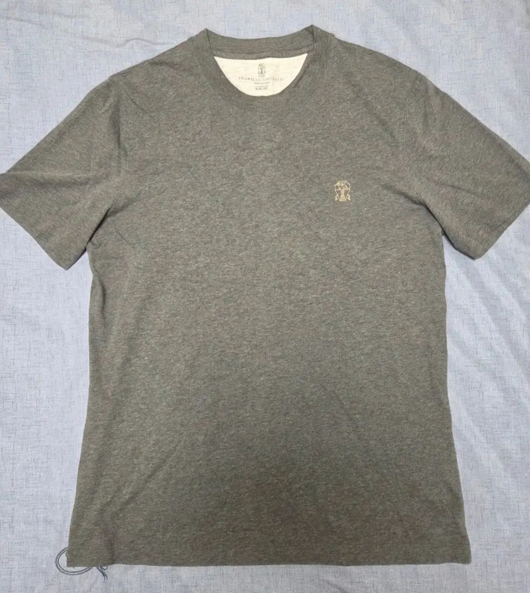 正規品 ブルネロ クチネリ スリムフィット 半袖Tシャツ グレー L 42,324円