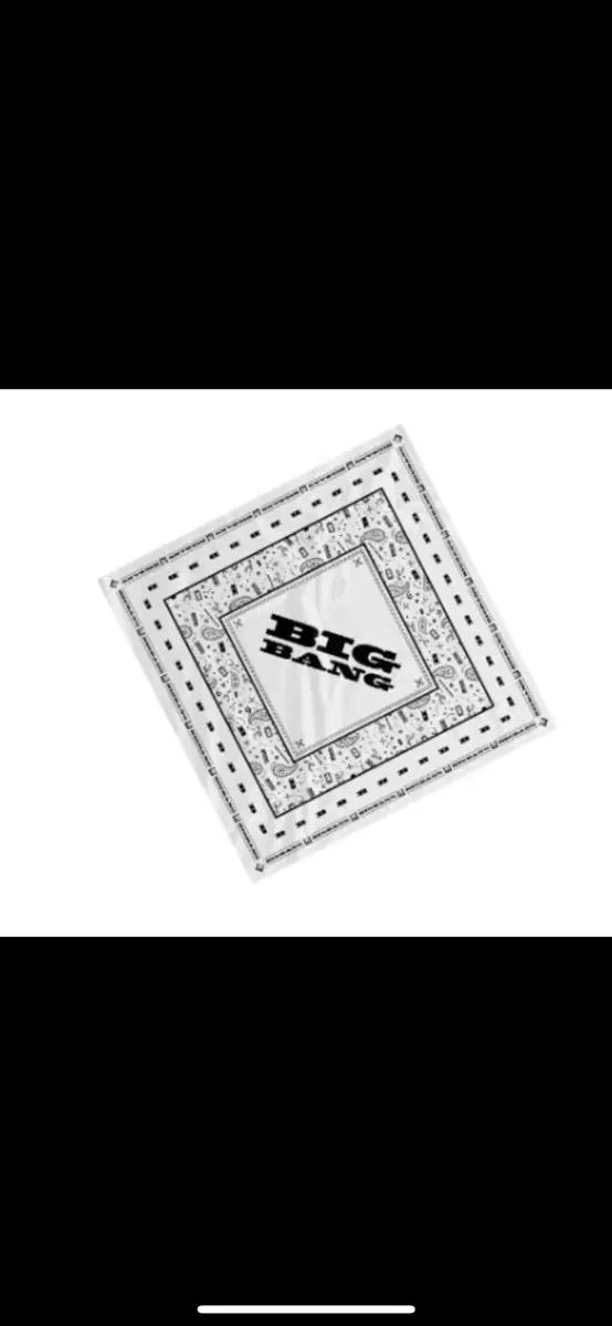 BIGBANG(ビッグバン) コンサート コスモス バンダナ 白 (未開封) 9,967円