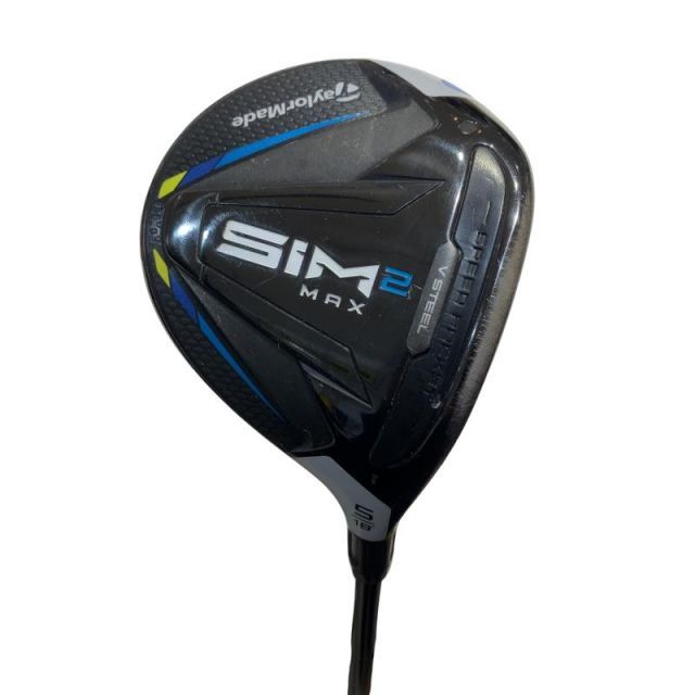 【中古】 テーラーメイド SIM2 MAX 5W フェアウェイウッド FW TENSEI BLUE TM50(SIM2 FW) (フレックスSR) メンズ 男性用 右利き 右用 Cランク ゴルフクラブ