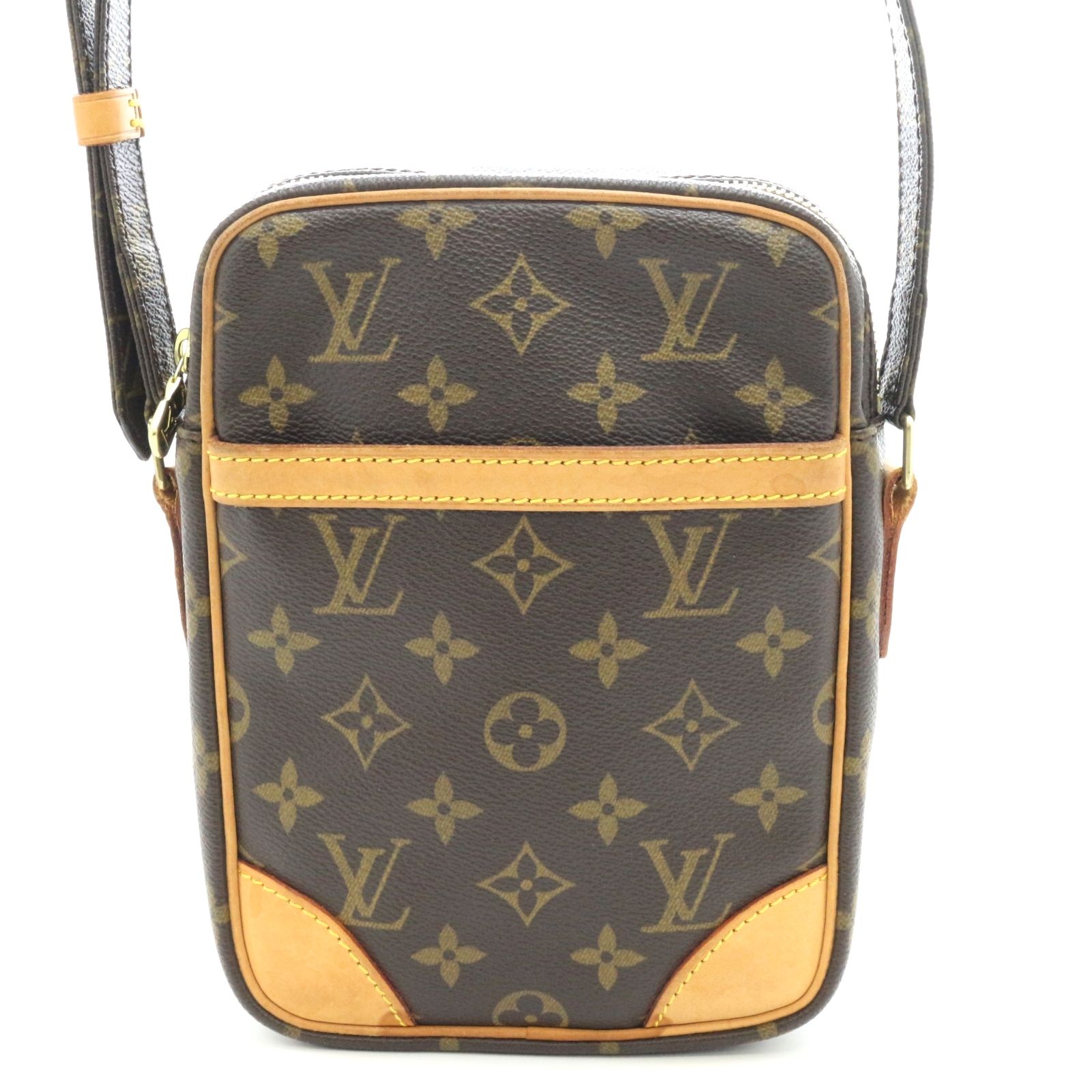 LOUIS VUITTON ルイ・ヴィトン ダヌーブ モノグラム M45266 ショルダーバッグ モノグラムキャンバス ブラウン レディース【中古】473