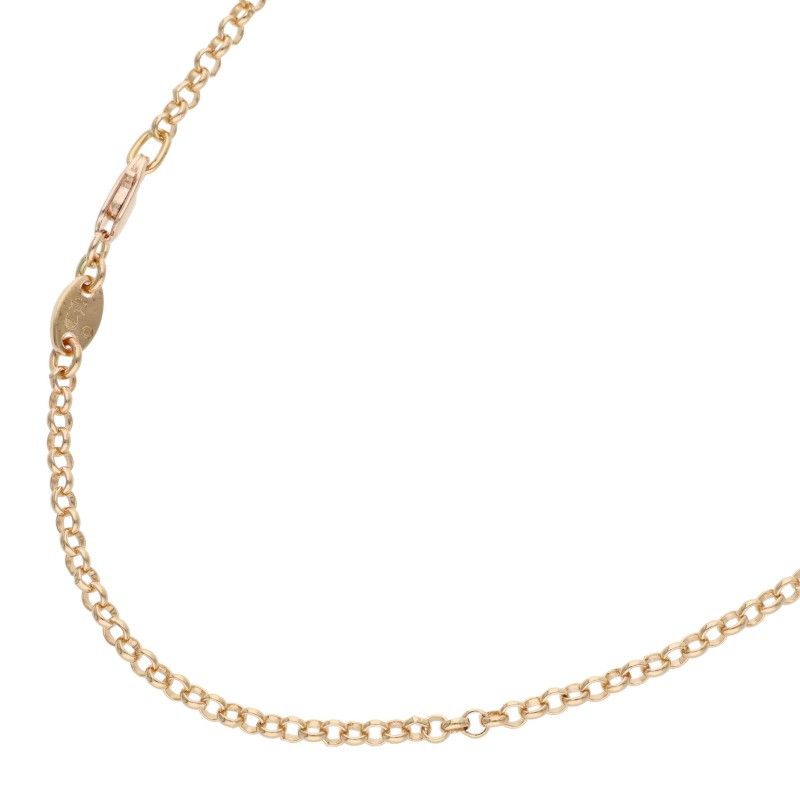 クロムハーツ 22K NECKCHAIN R20/ロールチェーン20inch ゴールドネックレス メンズ 20inch 404,004円