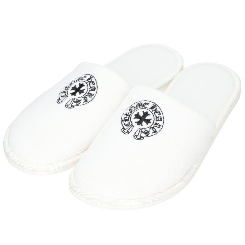 クロムハーツ HOTEL SLIPPER ホースシュー刺繍ホテルスリッパ メンズ L