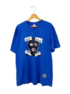 シュプリーム SUPREME 26SS God Save Us Tee プリント 半袖 Tシャツ L 青 ブルー ブランド古着ベクトル 中古☆AA★260823 9,317円