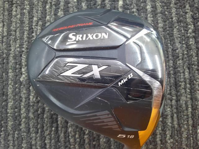 中古 フェアウェイウッド ダンロップ スリクソンZX Mk II/Diamana ZX-II 50/SR/18[5803]■博多