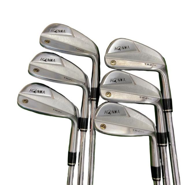 【中古】 本間ゴルフ TOUR WORLD TR21X 7S アイアンセット IR NS PRO 950GH neo (フレックスS) メンズ 男性用 右利き 右用 Dランク ゴルフクラブ