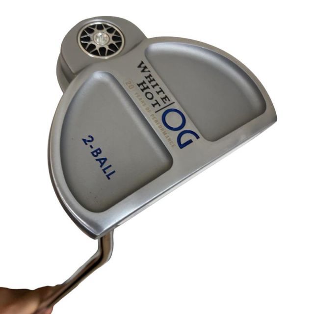 【中古】 オデッセイ WHITE HOT OG 2-BALL 32インチ レディース(ブルー) パター PT スチール (フレックスその他) レディース 女性用 右利き 右用 Cランク ゴルフクラブ