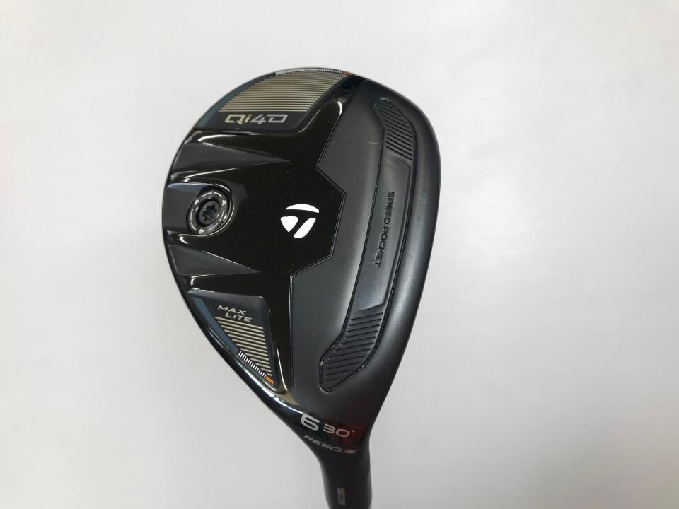 テーラーメイド　Qi4D MAX LITE　30度　REAX 45 (Qi4D)　Rフレックス　ユーティリティ　中古【最短即日発送】