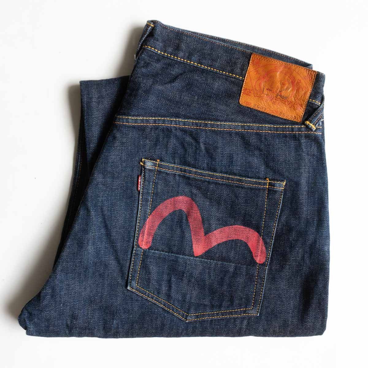 【美品/濃紺】EVISU 【LOT.2001 デニムパンツ】38×35 エビス ジーンズ カモメ 26080601
