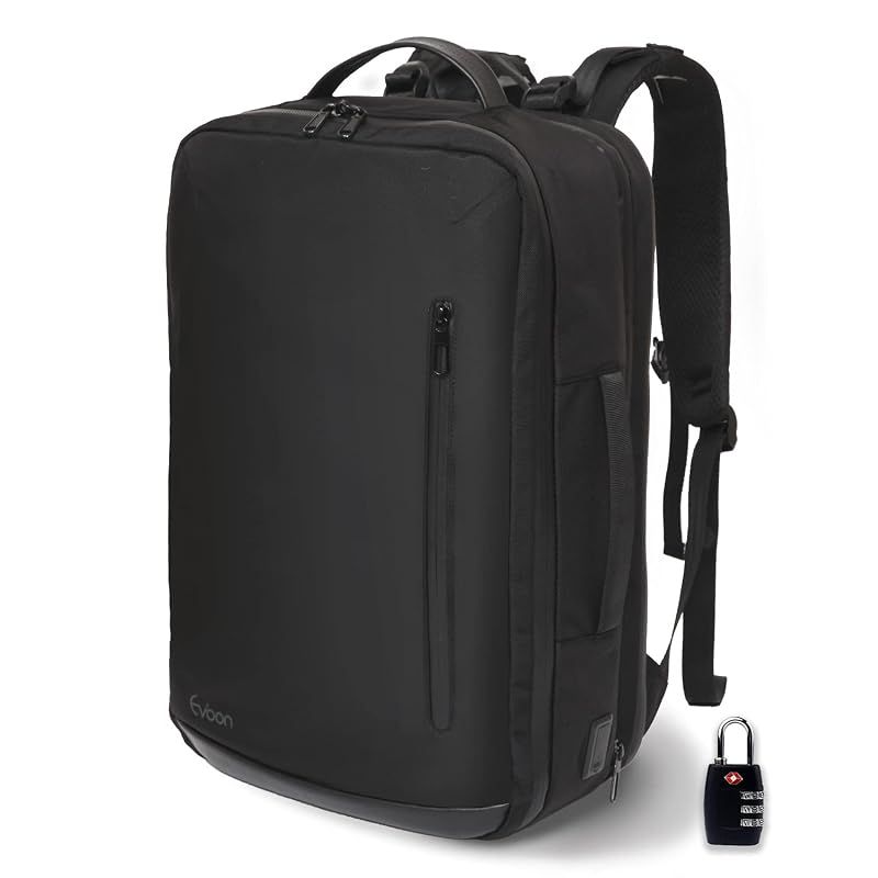 【新品】 [Evoon] トラベルバックパック ビジネスリュック バックパック リュックサック 大容量 旅行バッグ 止水ファスナー 拡張機能 2WAY 多機能 撥水加工 USB 盗難防止 15.6インチ 人気 16,116円