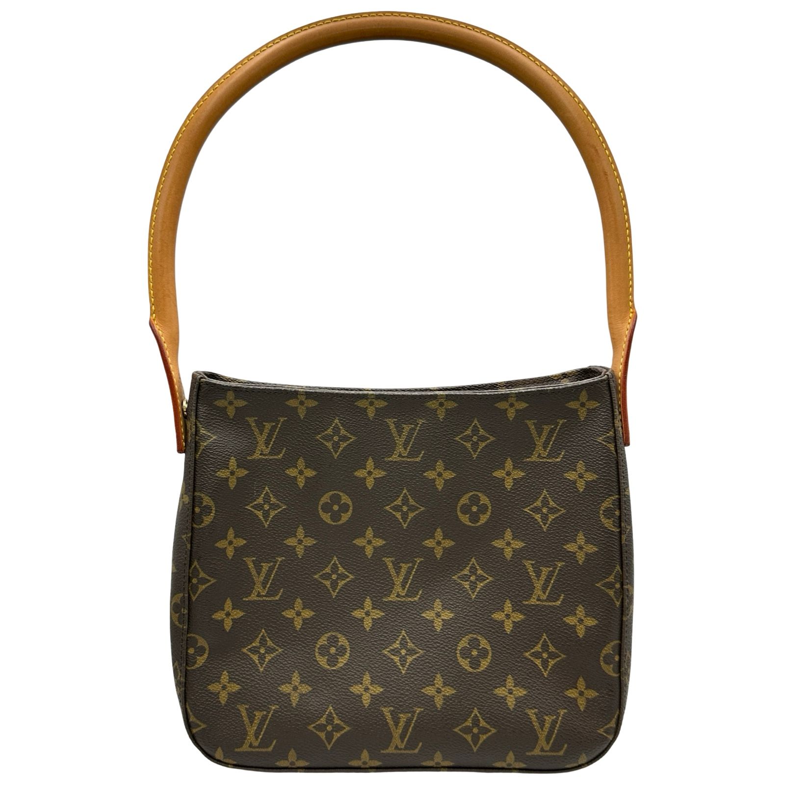 ルイ・ヴィトン LOUIS VUITTON ルーピングMM M51146 ブラウン モノグラムキャンバス レディース ショルダーバッグ