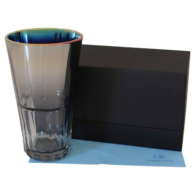 【新品】 PROGRESS Sublime タンブラーグラス ビアグラス ハイボールグラス チタンミラー 日本製 ギフト 父の日 プレゼント ウィスキー ビール お酒がまろやかに クロス付 (Sublime Aurora) 7,053円