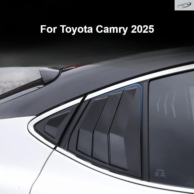 トヨタ カムリ 2025 用 リアサイドウィンドウルーバー ABS製ウィンドウシャッターカバー 外装装飾アクセサリー