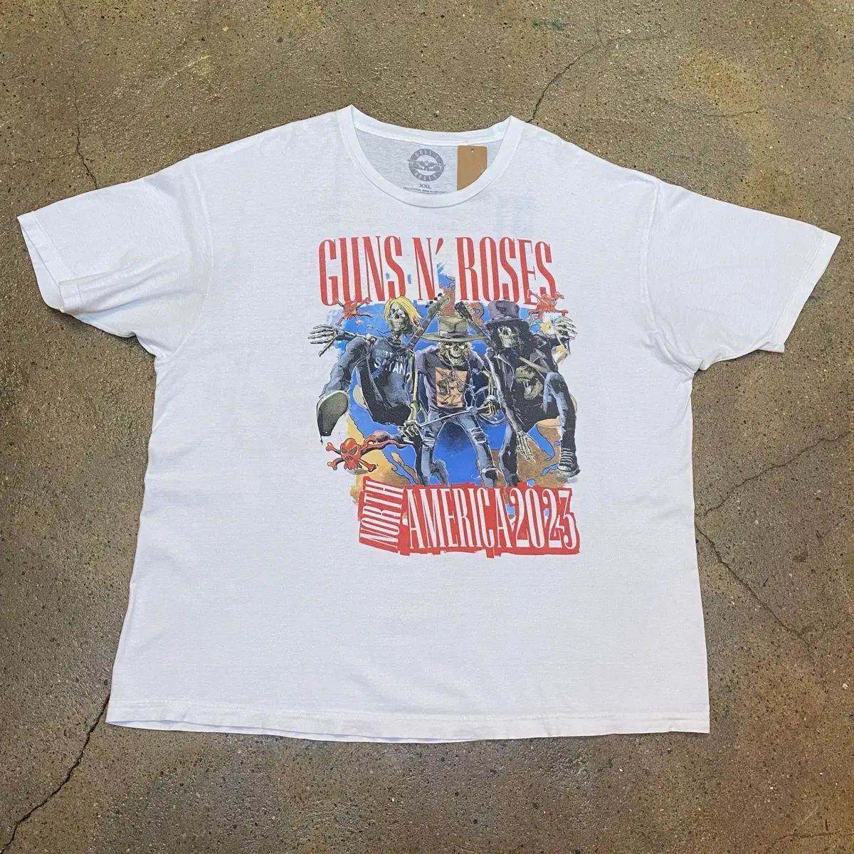 アメリカンヴィンテージ ガンズ・アンド・ローゼス 북미 プリンティング 半袖 Tシャツ