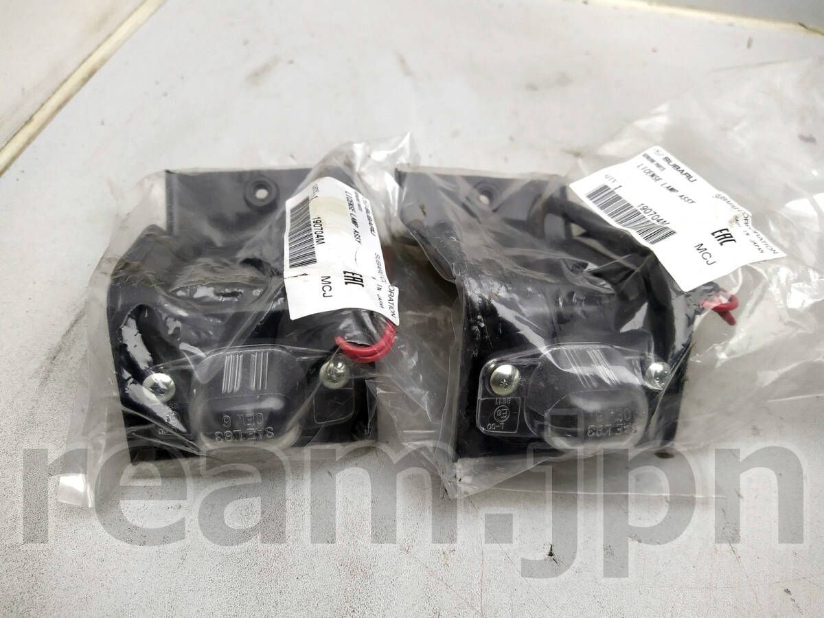 新品 スバル純正 インプレッサ GC1/2/3/4/5/6/7/8 GF1/2/3/4/5/6/7/8 GM8 ライセンス ランプ ライト 2個セット ナンバー灯 ナンバーランプ