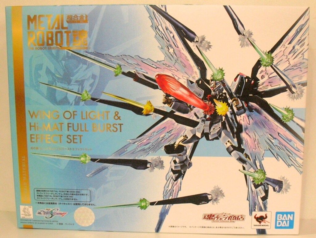 BANDAI SPIRITS METAL ROBOT魂 機動戦士ガンダムSEED DESTINY 光の翼&ハイマットフルバーストエフェクトセット