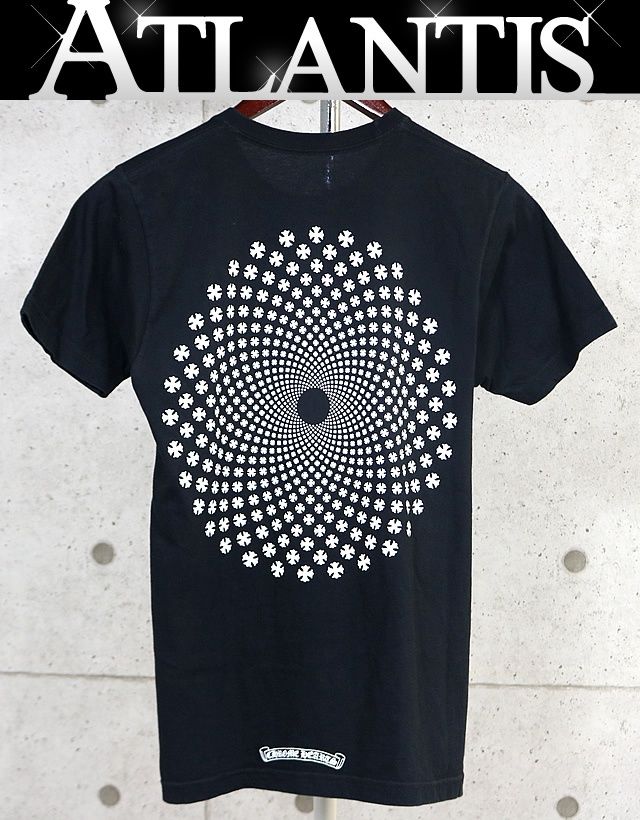 CHROME HEARTS 銀座店 クロムハーツ CHプラス サークルロゴ Tシャツ 半袖 メンズ size:S 黒 104271