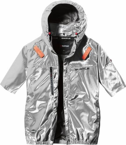 msBURTLE バートル エアークラフト半袖ブルゾン リミテッド(ハイバックファン)(ユニセックス) 春夏用 メタリックシルバー AC2096HBL 95 L 780ae786