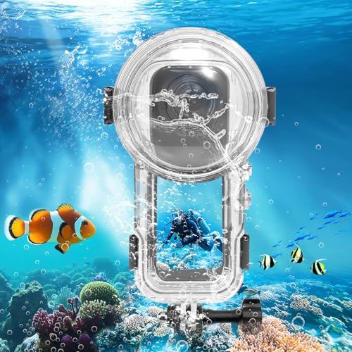 msInsta360 X5用 60M/196FT インビジブルダイビングケース 防水ケース、水中撮影/ビデオ録画/水泳/スキーなどに最適 | 傷防止PC素材・5H硬度・98%光透過率・insta 360 x5見えない防水ケース・インスタ360 e0bf4030 13,166円