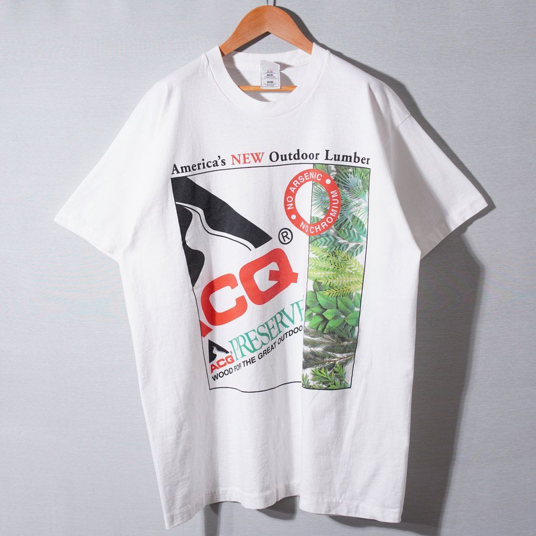 デッドストック】 90s USA製 企業 ヴィンテージ Tシャツ XL ホワイト