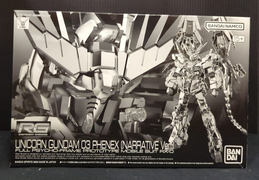 BANDAI SPIRITS RG 1/144 バンダイナムコ版 ユニコーンガンダム3号機 フェネクス(ナラティブver.)
