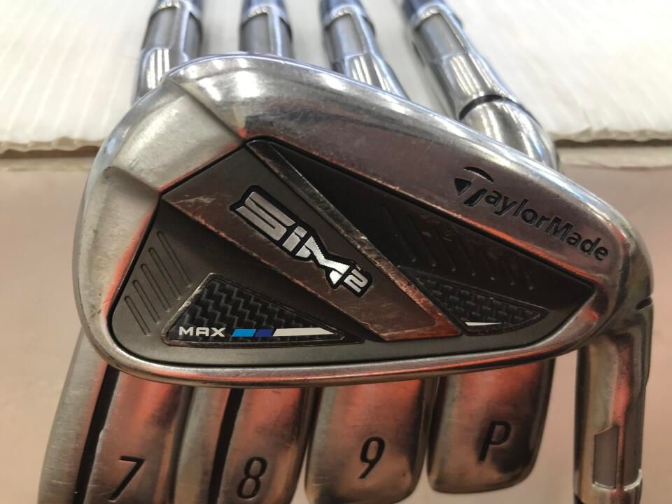 テーラーメイド　SIM2 MAX　KBS MAX MT85 JP　Rフレックス　アイアンセット　中古【最短即日発送】