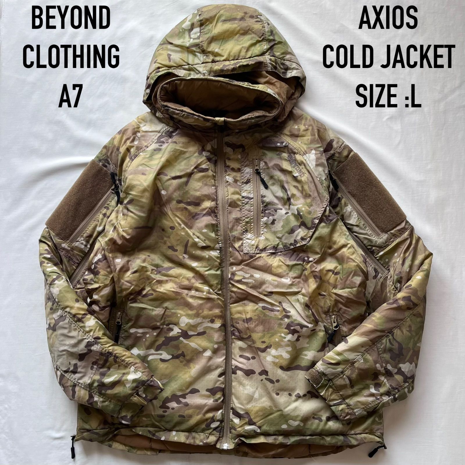 beyond clothing ビヨンドクロージング　a7 axios cold jacket multicam マルチカム　Lサイズ