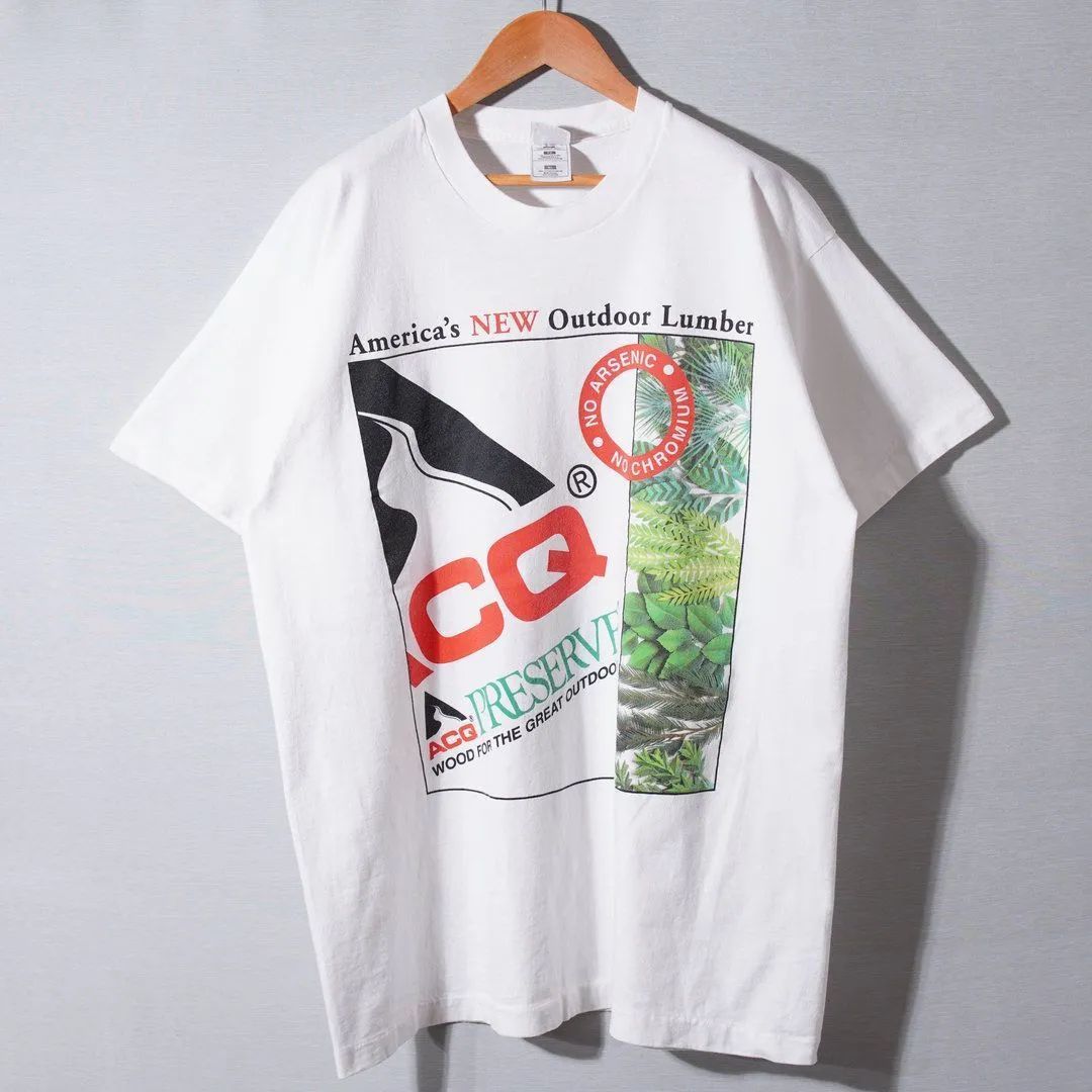 デッドストック】 90s USA製 企業 ヴィンテージ Tシャツ XL ホワイト
