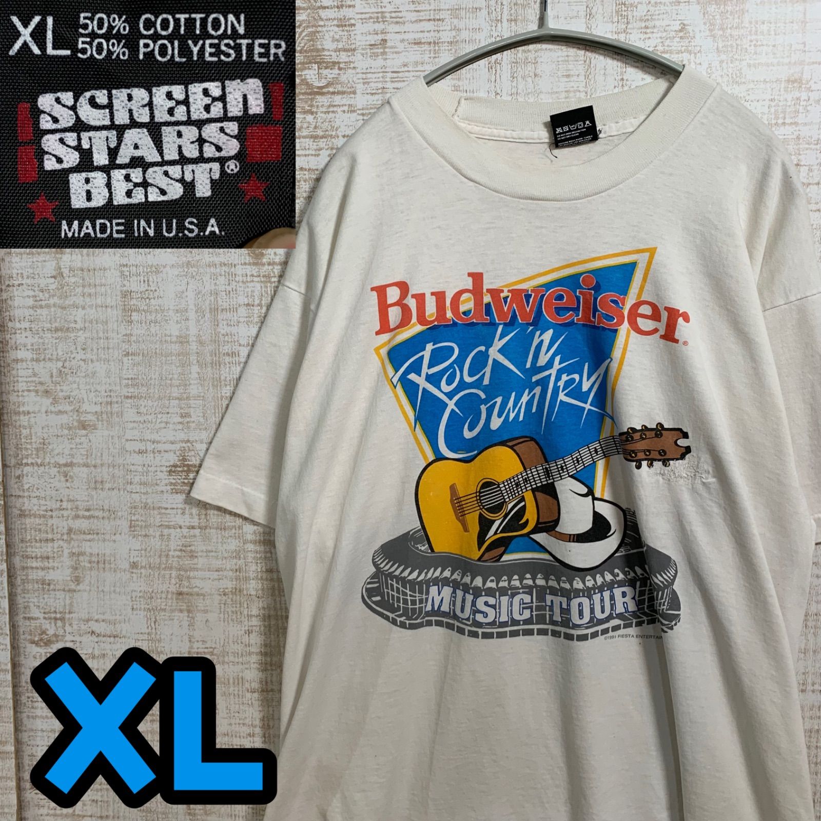 T9047 SCREEN STARS Budweiser Tシャツ USA製 7,784円