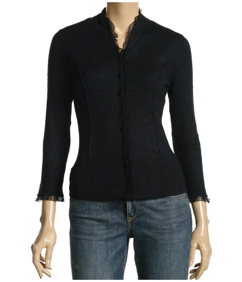 ニックプラスゾーイ レディース アウター ニット・セーター NICZOE Party Cardy Black Onyx ブラック