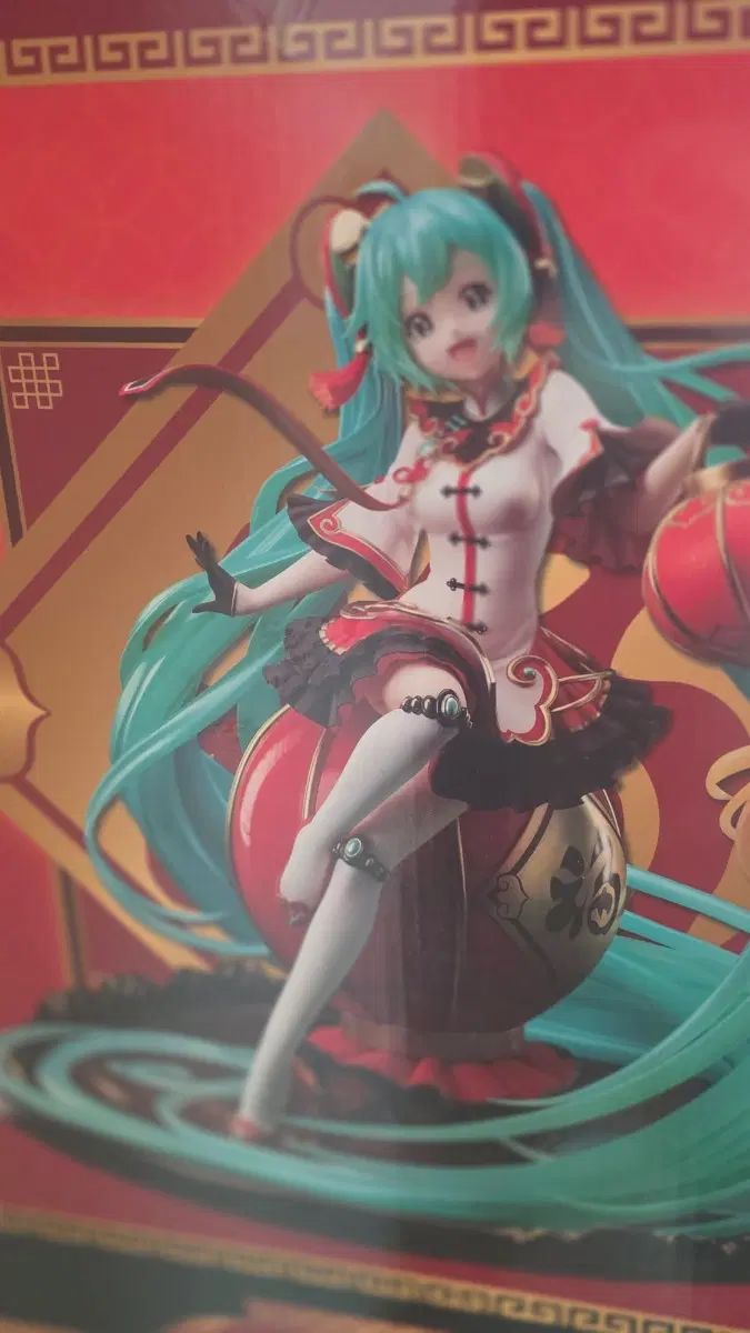 初音ミク フェネクス 춘절 2021 1/7 フィギュア 開封良品
