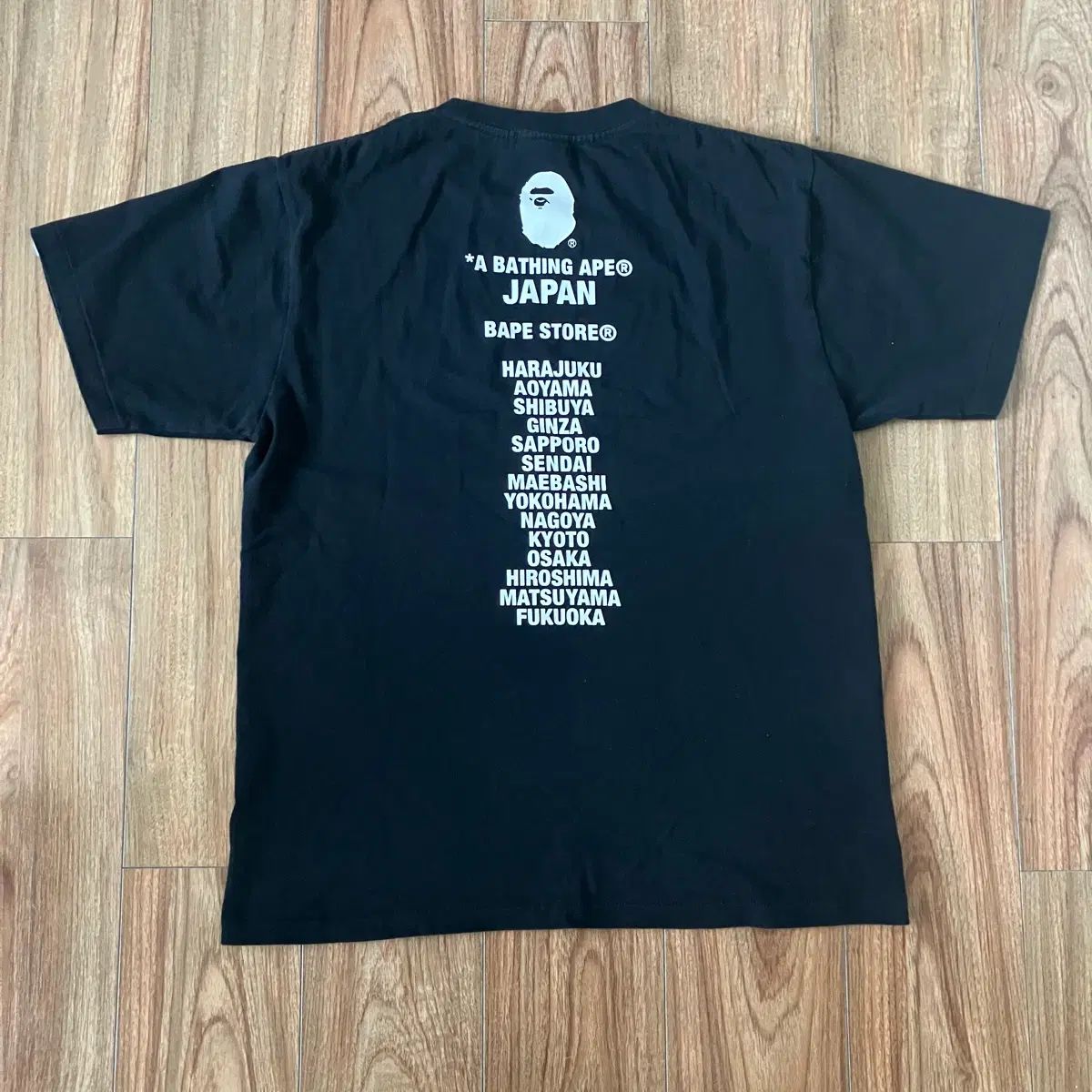 アベイシングエイプ 재밴 エイプ ヘッド Tシャツ