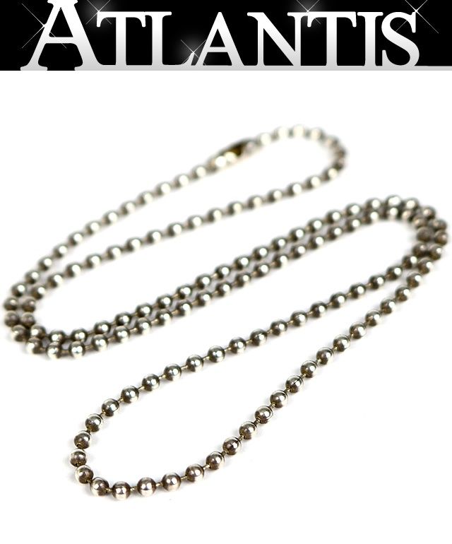 CHROME HEARTS 新宿店 クロムハーツ ボールチェーン ネックレス メンズ シルバー SV925 31822