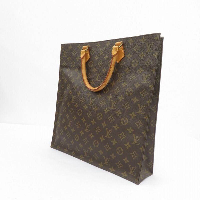 【瀬戸大橋店】 中古 LOUIS VUITTON | ルイ・ヴィトン トートバッグ サックプラ モノグラム M51140 ブラウン 【122】