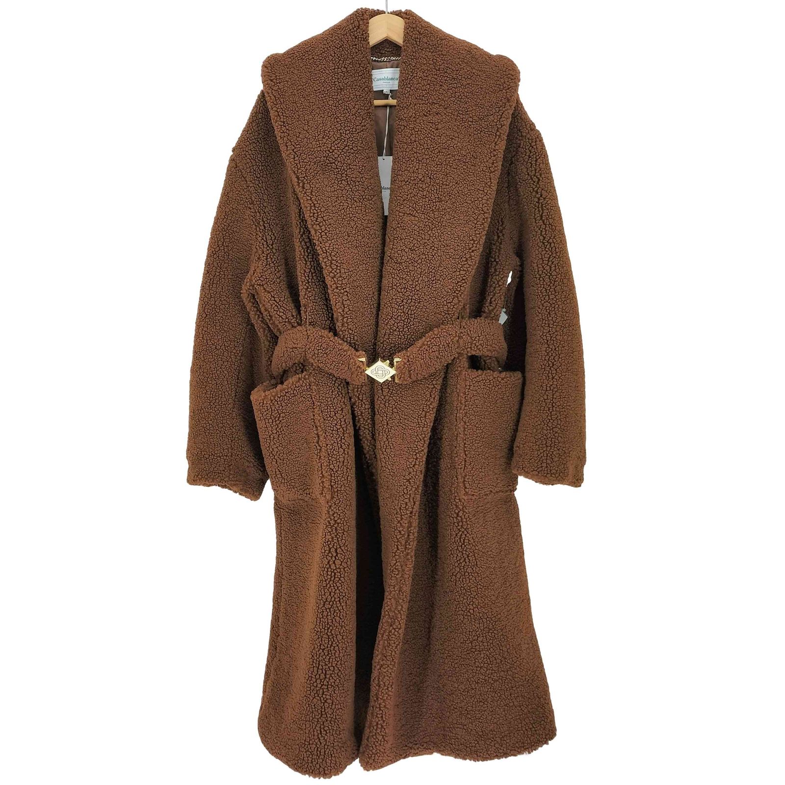 カサブランカ Casablanca 23AW Recycled Polyester Shearling Robe メンズ import：XL