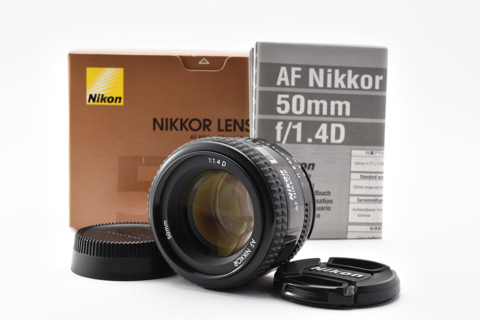 ニコン Nikon AF NIKKOR 50mm F1.4 D 元箱付き RYM6946 #770