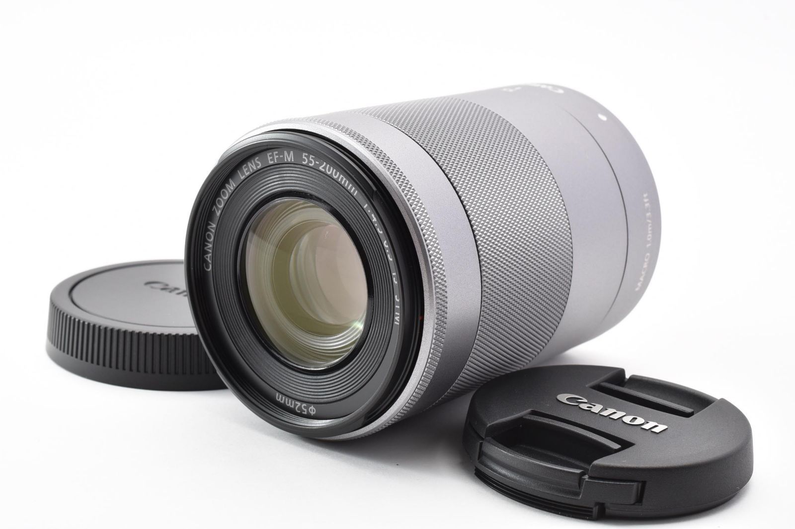 ★極上品★ キヤノン Canon EF-M 55-200mm F4.5-6.3 IS STM シルバー ARYME6580 #146 16,350円