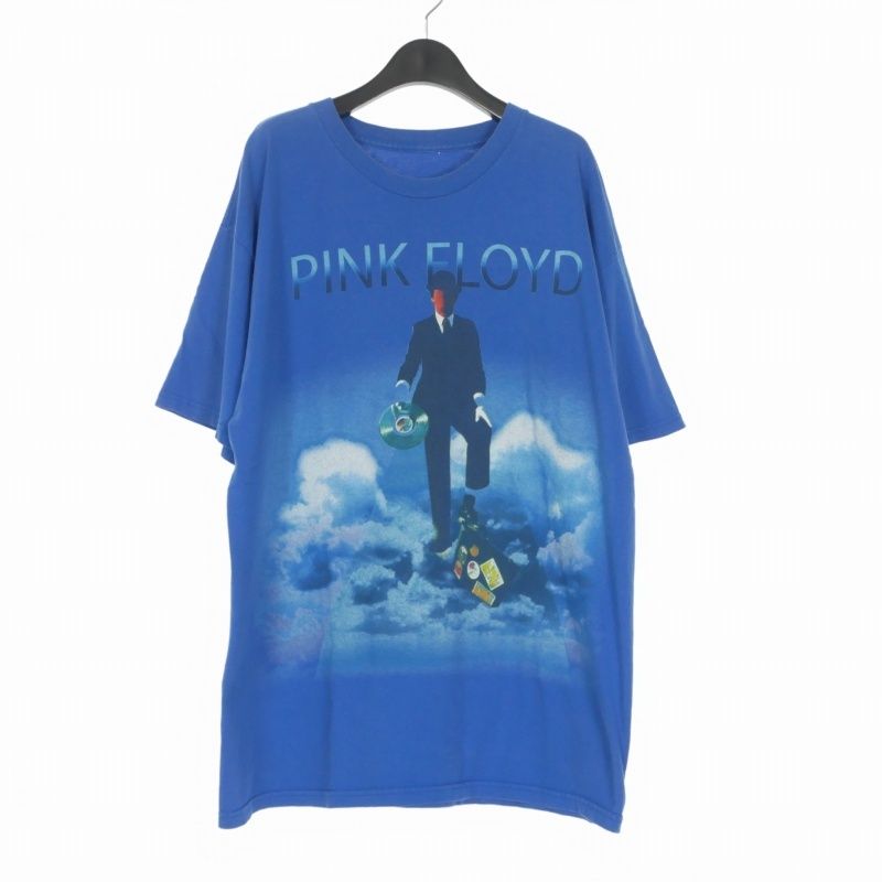 00's ヴィンテージ ピンクフロイド プリントTシャツ カットソー 半袖 ブルー 青