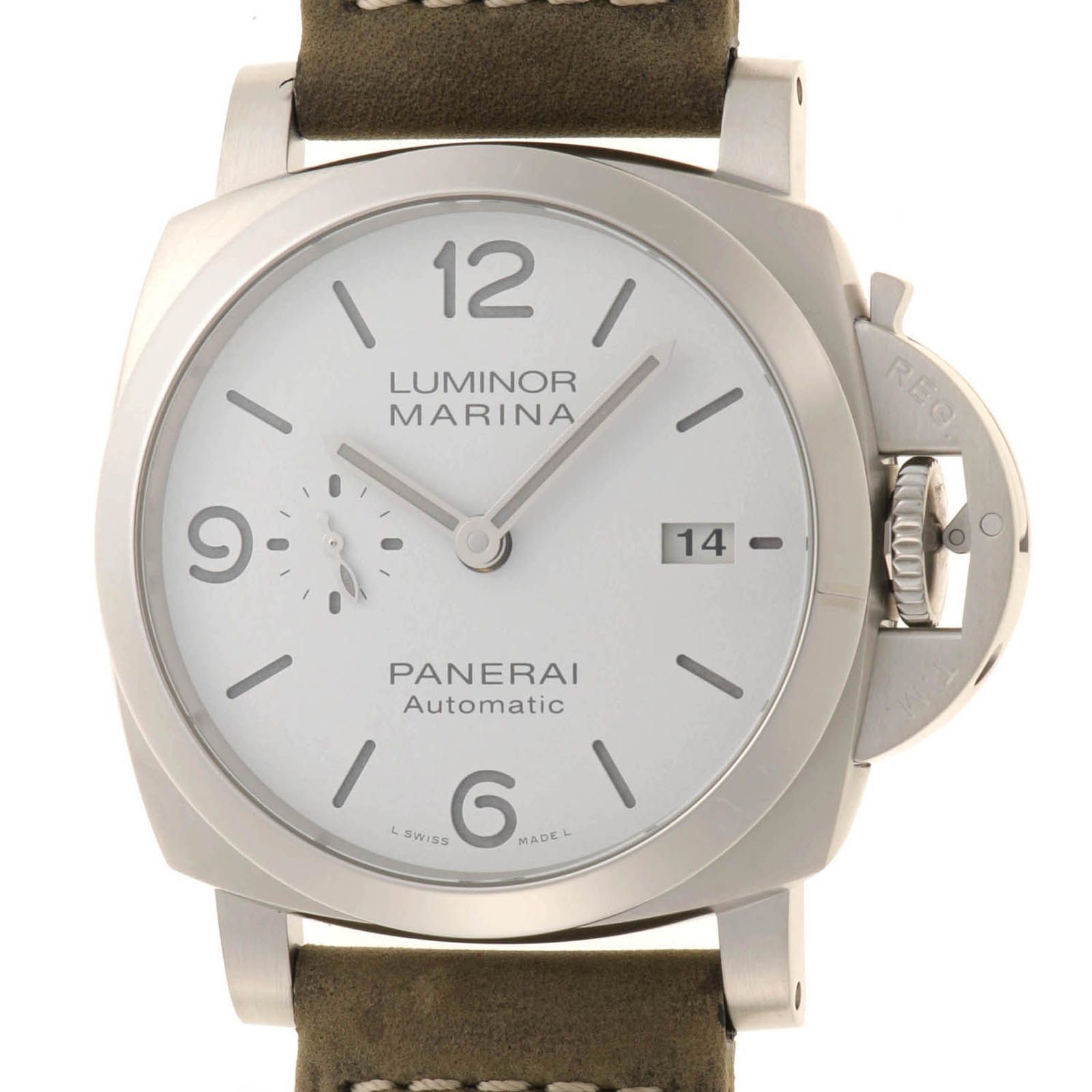 PANERAI パネライ ルミノール マリーナ PAM01314 腕時計 ステンレス ホワイト 自動巻き メンズ 【中古】473 363,825円