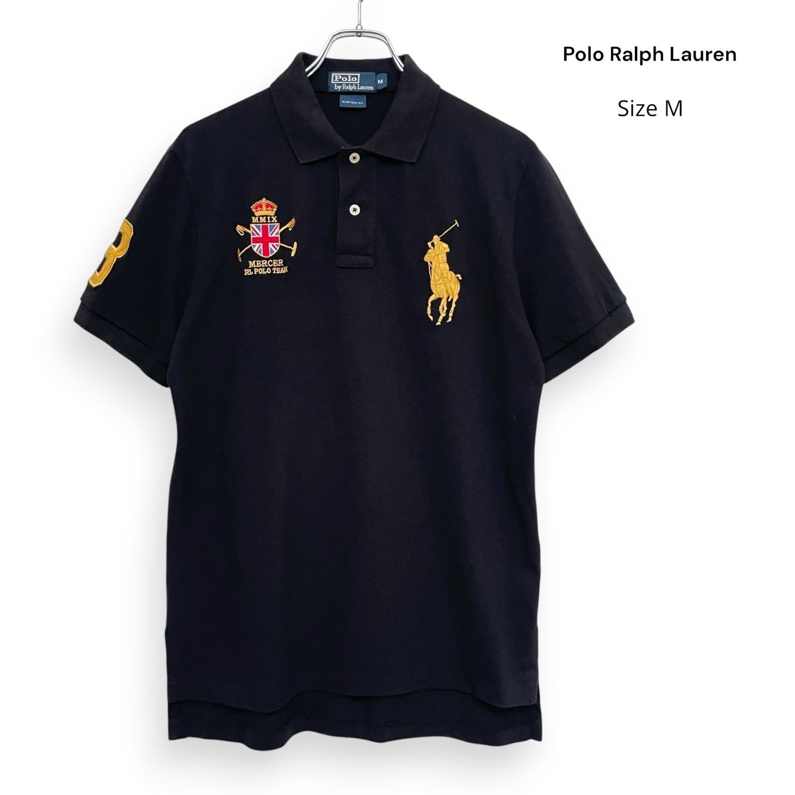 Polo Ralph Lauren ポロ ラルフローレン ビッグポニー ポロシャツ 国旗 SizeM /R26894 6,986円